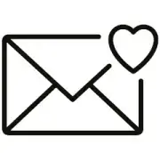 Briefumschlag mit Herz symbolisiert den Abschluss der Hochzeitsversicherung