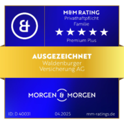 Morgen und Morgen Auszeichnung für Privathaftpflicht Familie