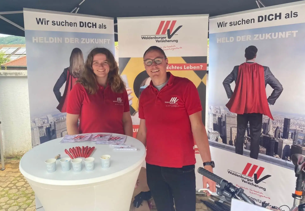 Das Ausbilderteam der Waldenburger auf dem Berufsinfotag 2024