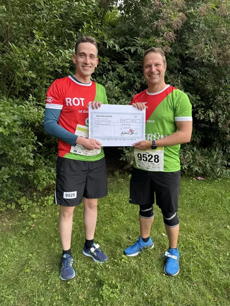 Scheckübergabe an den Waldenburger „Kassenwart“